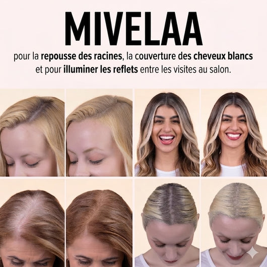 MIVELAA Poudre Compacte Capillaire — Couverture Instantanée
