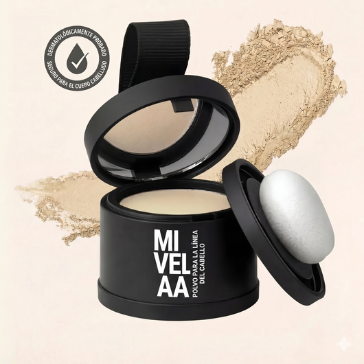 MIVELAA Polvo Compacto Capilar — Cobertura Instantánea