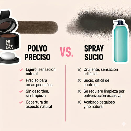 MIVELAA Polvo Compacto Capilar — Cobertura Instantánea